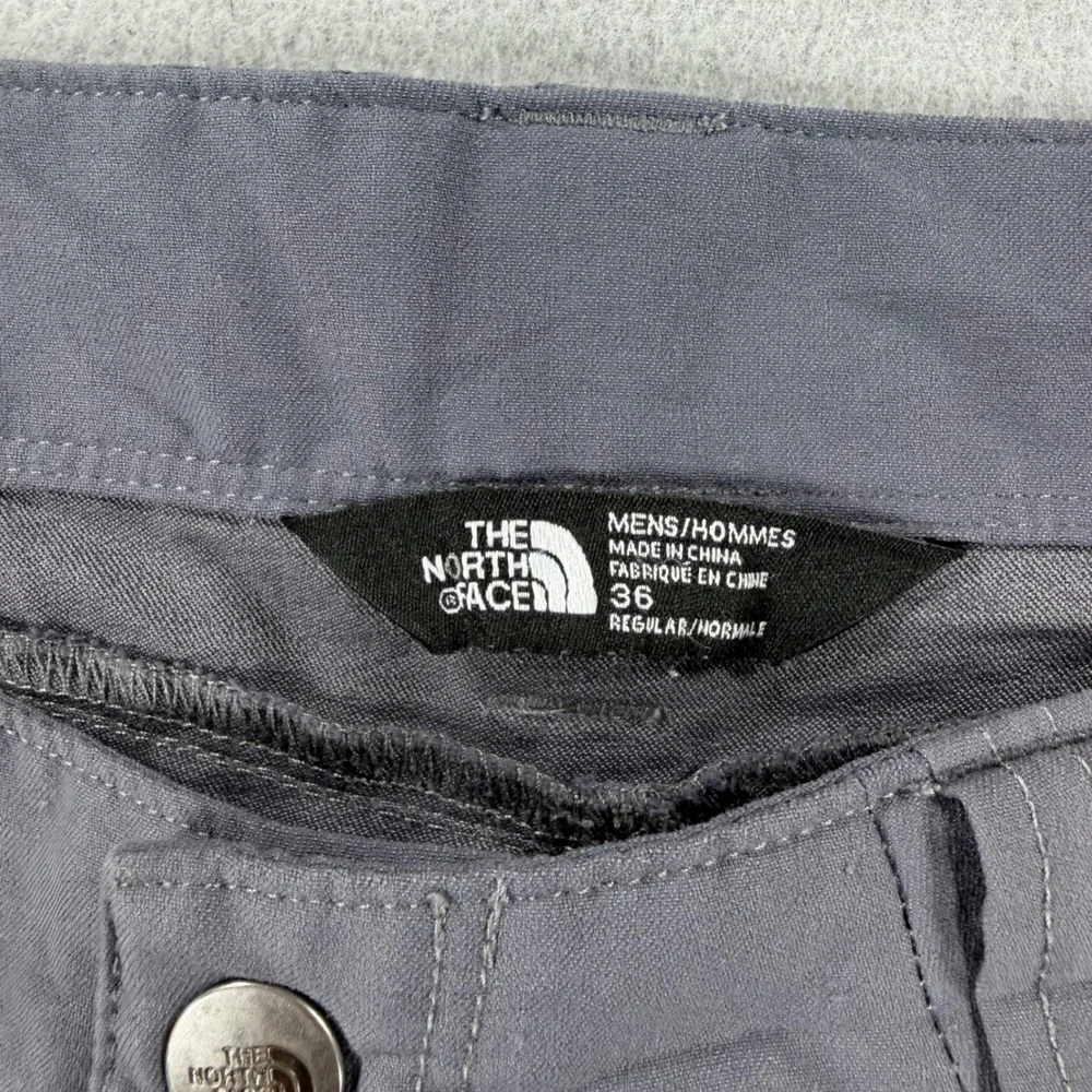 The North Face Mens Gray Hiking Shorts Size 36 Technical Cargo Utility Trekking